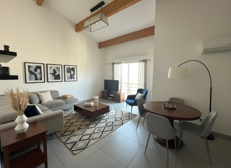 Appartement T2 Moderne au Dernier Étage avec Balcon et Vue Mont Faron – Fort Potentiel T3 – Toulon Ouest